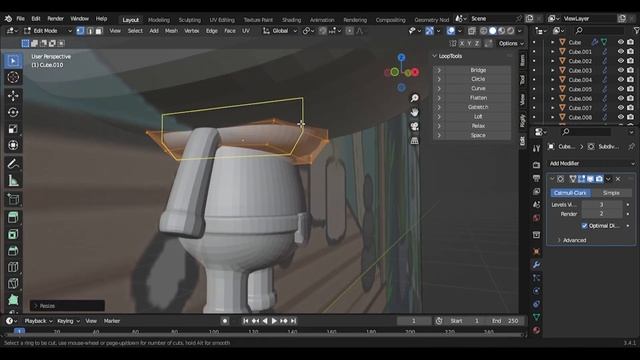 3D Modeling Toca Boca (Character 1) Blender 3.4 смотреть онлайн