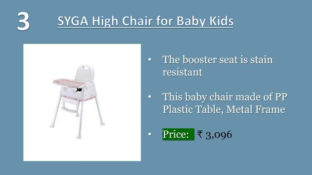 5 Best High Chairs in India 2020 смотреть онлайн
