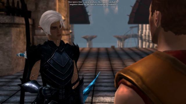 Dragon Age II | Fenris Asks About The Circle Of Magi - Mage Hawke (Cutscene Dialogue)