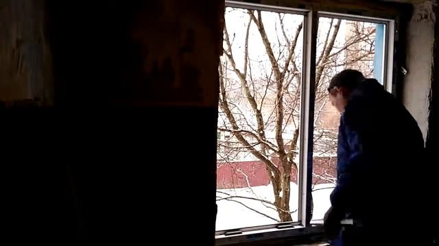 Установка окна. Часть 3. Сборка, отлив, стеклопакет и створка. смотреть онлайн
