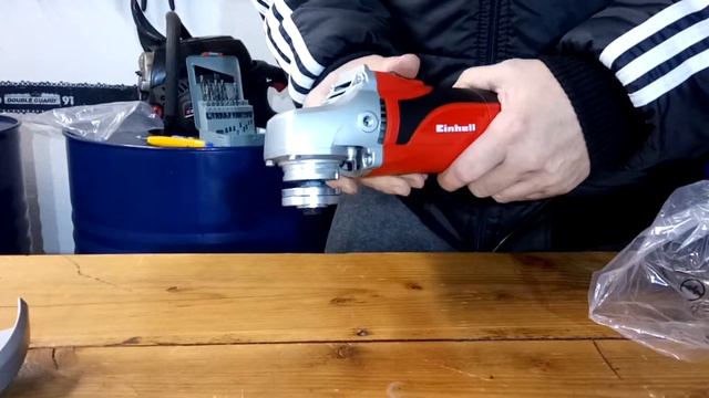 Einhell TC-AG 125 Angle grinder UNBOXING смотреть онлайн