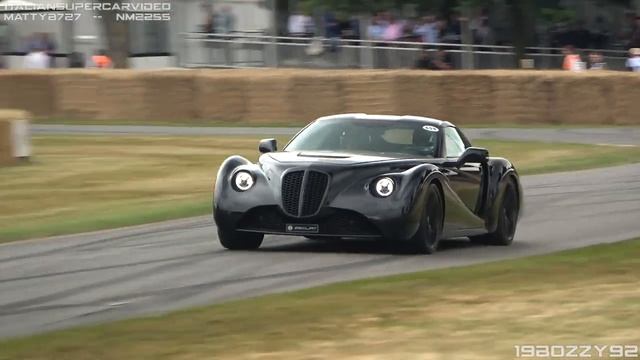 Eadon Green Zeclat: a retro-styled sports car powered by a Chevy LT1 V8 Engine at Goodwood 2022! смотреть онлайн