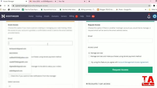 How to Give Access for Manage Hostinger Account | Hostinger Hosting Access Permission -Techzauto.co смотреть онлайн