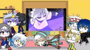 the Sans' reaction to the underverse. реакция Сансов на underverse. Gacha life. Temmy.