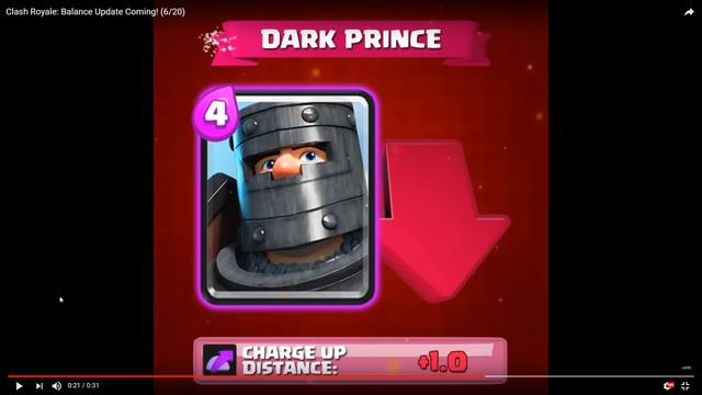 Принцам настал БАЛАНС! Изменение баланса 6/20 Clash Royale смотреть онлайн
