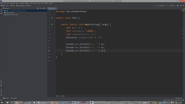 Beginner Java Tutorial on Char Primitive Data Type смотреть онлайн