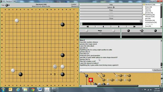Starstorm3 [AGA 5dan/KGS 4dan] - KGS Go Lecture (Baduk/WeiQi) on "Choosing Joseki - Part 2" (#25) смотреть онлайн