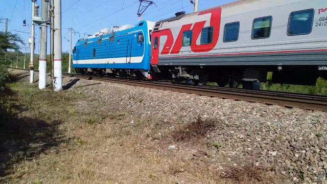Электровоз ЭП1М 576 смотреть онлайн