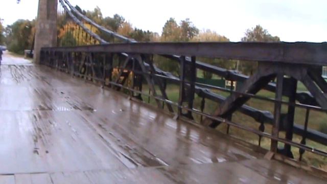 vatravel.ru Цепные мосты через реку Великую (г.Остров, Псковская обл) смотреть онлайн