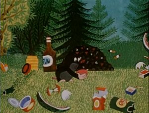 Крот и жвачка