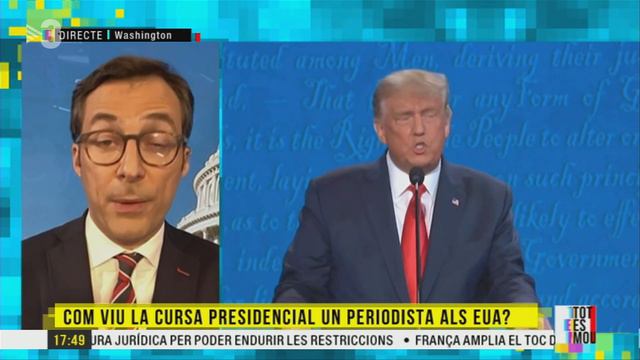 Gustau Alegret, sobre el debat entre Trump i Biden: "Va ser un debat d'idees" - Tot es mou смотреть онлайн