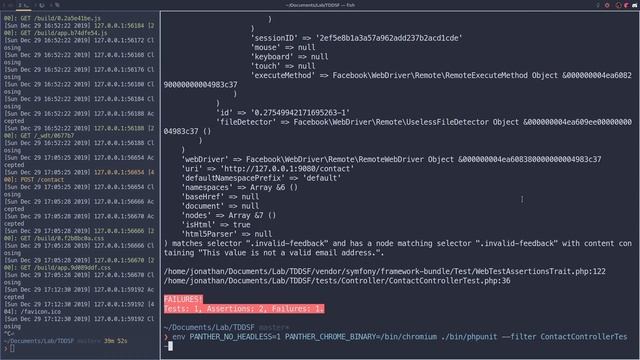 Tester sur symfony : Chapitre 7, Tests EndToEnd avec Panther смотреть онлайн
