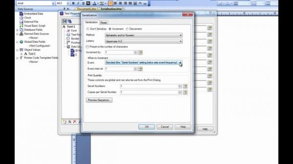 Serialization with BarTender Software (Tutorial)