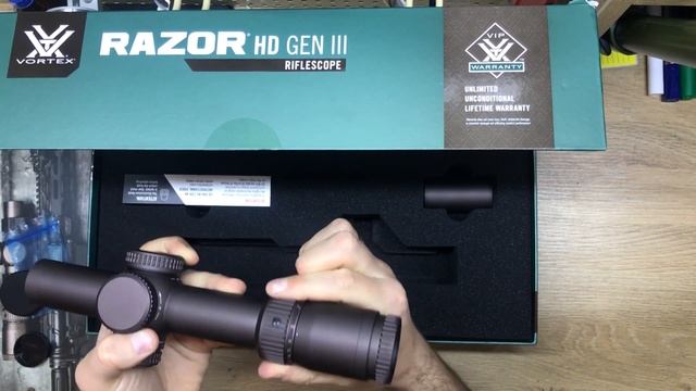 Комплектация и начальный обзор прицела Vortex Razor HD Gen III 1-10X24 смотреть онлайн