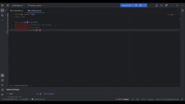 Loading Bar from Python ? смотреть онлайн