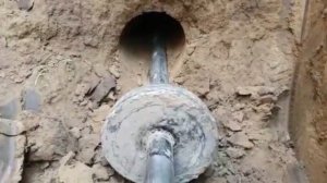 Прокол под дорогой. Футляр, труба 225мм!