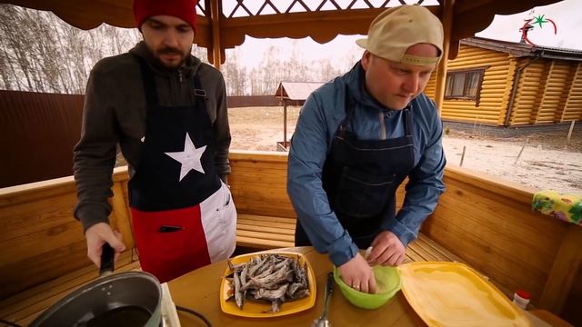 Вкусная жареная мойва. Рыба в кляре во фритюре смотреть онлайн