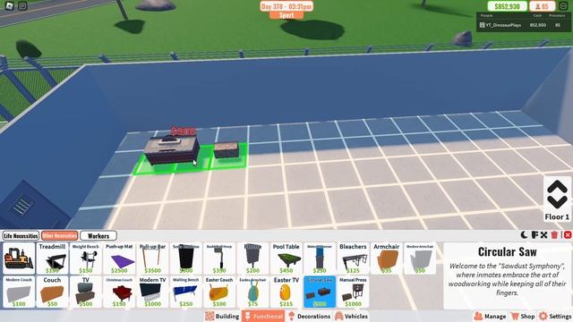 NEW WORKSHOP UPDATE in Roblox My Prison смотреть онлайн