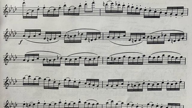 Rubank Selected Studies-Saxophone, pg. 34-35 Ab major etude by Luft смотреть онлайн