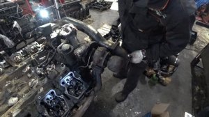 Двигатель OM502 Mercedes V8: Капитальный ремонт. Часть 1: Разборка мотора.