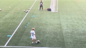 Футбольные упражнения - 10 лет