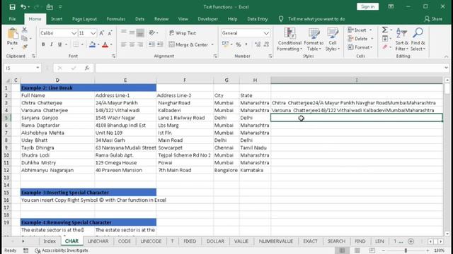 #195-How to use CHAR Function in Excel with 4 Examples смотреть онлайн