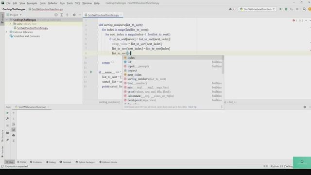 Python | Coding Challenges | Interview Questions | Sorting Without Sort Function | Sort Asc and Des смотреть онлайн