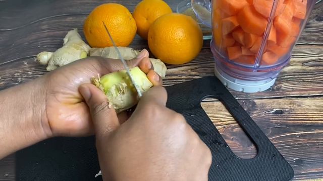 CARROT AND GINGER JUICE || DRINK FOR GLOWING SKIN || TERRI-ANN’S KITCHEN смотреть онлайн
