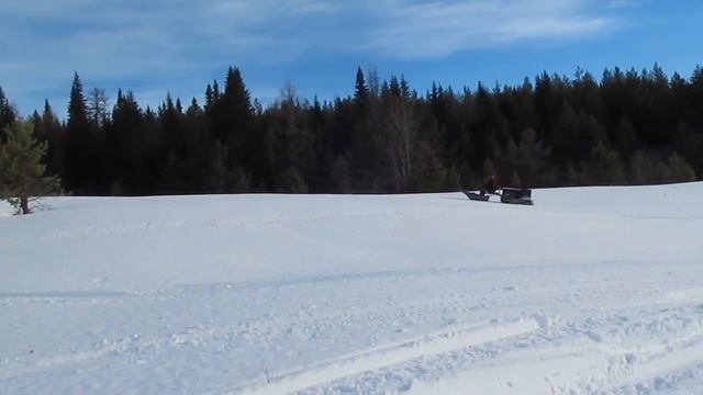 переволок. по насту на мотобуксировщике смотреть онлайн