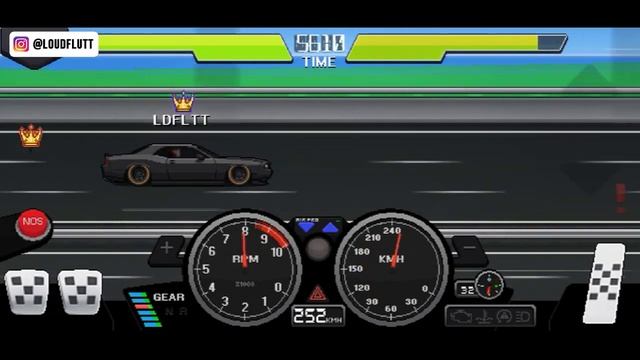 PIXEL CAR RACER DODGE CHALLENGER DEMON BUILD *2794HP* смотреть онлайн