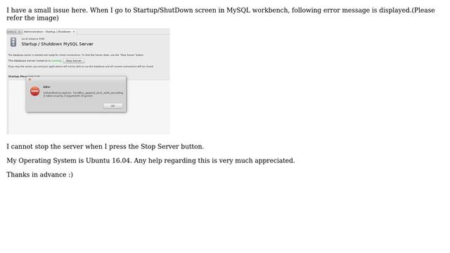 Databases: MySQL error message смотреть онлайн