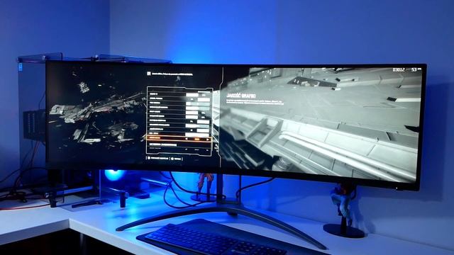 49 calowy zakrzywiony monitor o proporcji 32:9 - AOC AGON AG493UCX смотреть онлайн