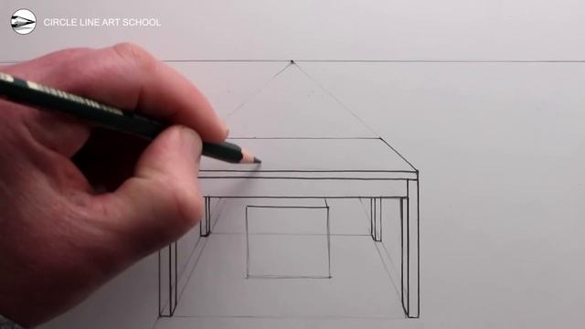 How to Draw a Table in a Room in One-Point Perspective: Narrated смотреть онлайн