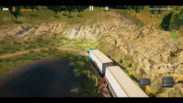 World Truck Driving Simulator - GamePlay #47 (Driving On The Hardest/ Most Dangerous Dirt Road) смотреть онлайн