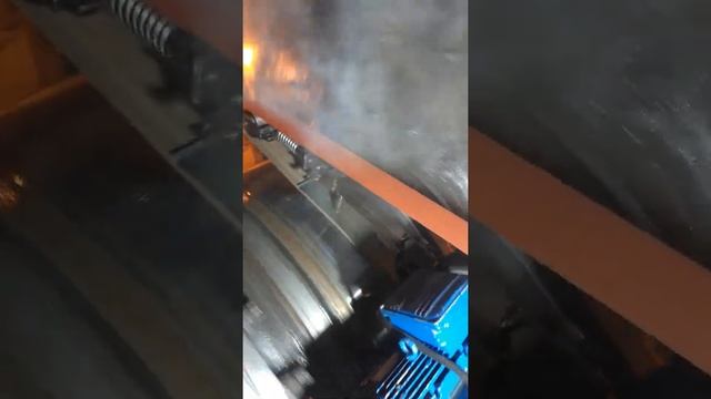 ООО "ЦемРесурс" - Механическая обработка поверхности катания ролика цементной печи смотреть онлайн