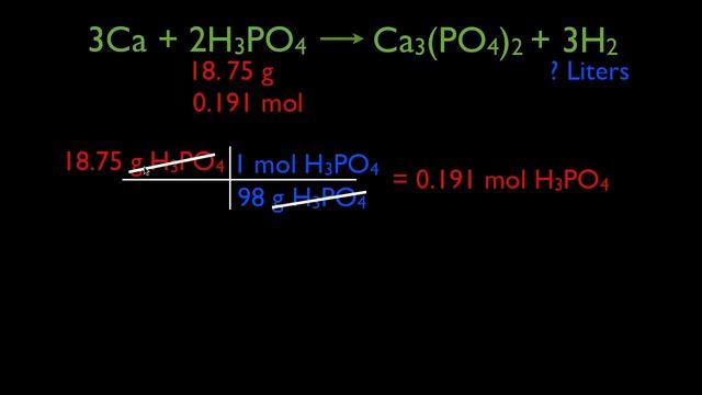 Chemical Reactions (11 of 11) Stoichiometry: Grams to Liters of a Gas смотреть онлайн