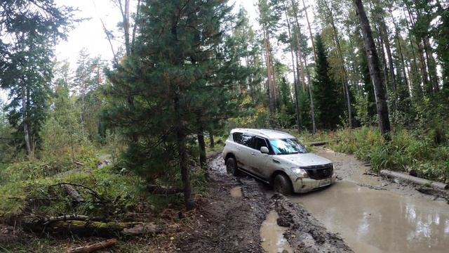 Nissan Patrol Y62 - Off Road - Едем на Манскую петлю - 3 смотреть онлайн