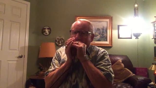 "ALL HAIL THE POWER OF JESUS' NAME!" On the Diatonic Harmonica, playing on the single note. смотреть онлайн