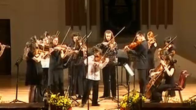 David Horvat(10) plays Banjo and Fiddle with orchestra смотреть онлайн