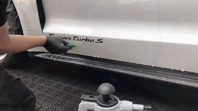 Porsche Taycan Turbo S  Invisible XPEL Paint Protection Wrap