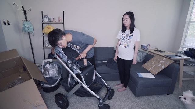 HZ Vlog 26 -『婴儿车开箱&安装』Uppababy Vista Stroller Unboxing & Setup смотреть онлайн
