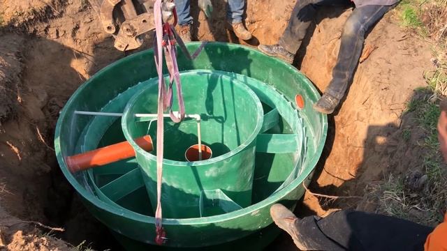 Монтаж автономной канализации Трайдянис. Пошаговая инструкция. смотреть онлайн