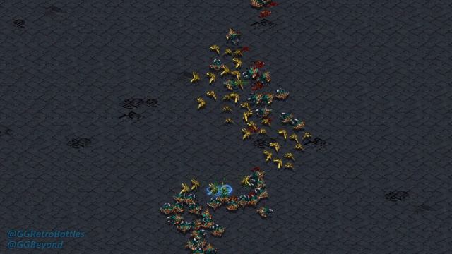 100 Probes vs 100 Drones - Same Cost - StarCraft Retro Battles смотреть онлайн