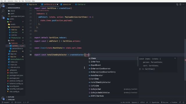 CreateSelector in Redux Toolkit with TypeScript смотреть онлайн