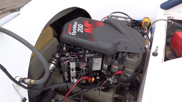 Mercury Sport Jet 200hp Optimax Complete Running Engine Test : Good Compression смотреть онлайн