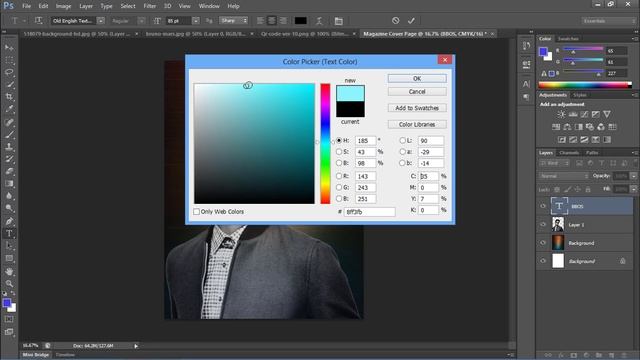 How to make Magazine Cover page in Photoshop cs6 | 1080p HD смотреть онлайн