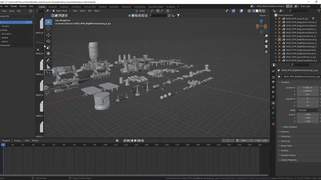 FREE KitBash3D kits | city and space смотреть онлайн
