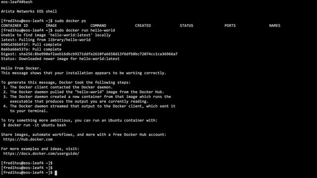 Containers and EOS Demonstration смотреть онлайн