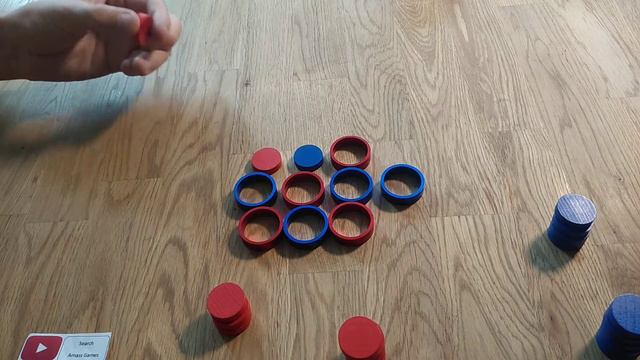 Ringo abstract strategy board game Playthrough + How to Setup Play and Review * Amass Games * HD смотреть онлайн