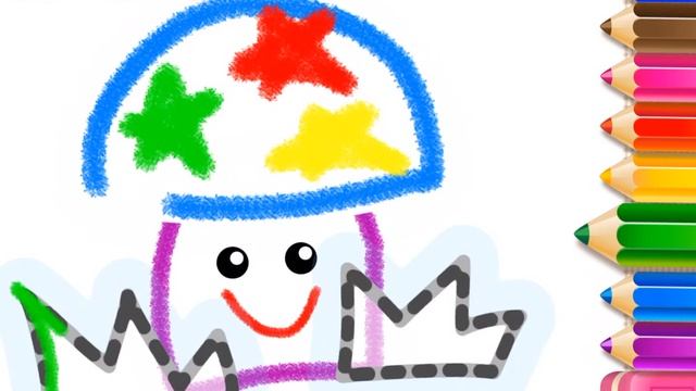 Рисуем цифры. Развивающая игра для самых маленьких. смотреть онлайн